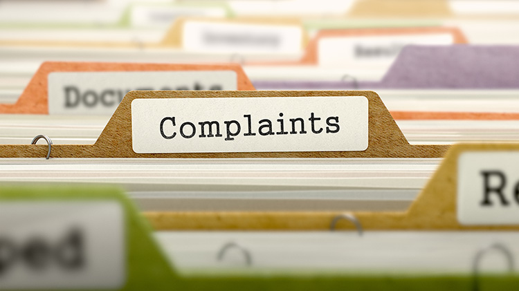 Complaints folder