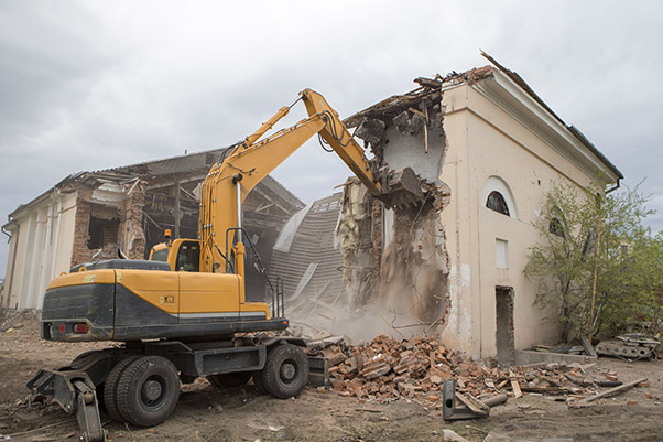 Demolition of a house