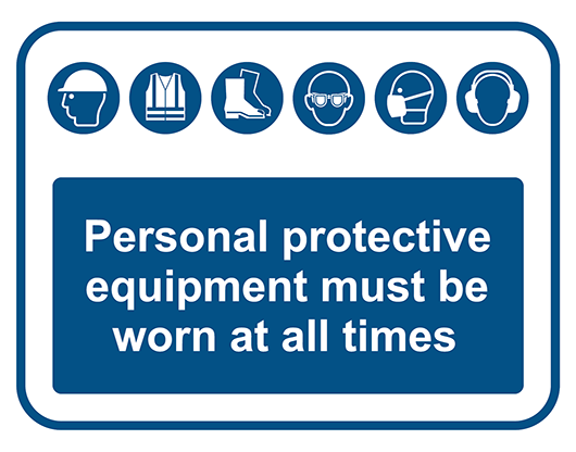 Personal Protective Equipment sign